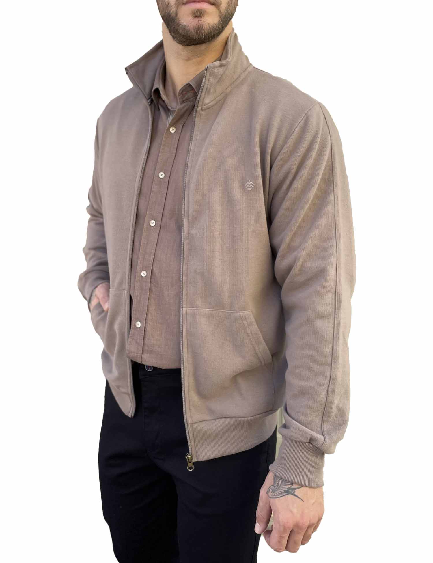 Everbest ανδρική Plus Size πούρο ζακέτα με ριπ ύφασμα 251039P φωτογραφία